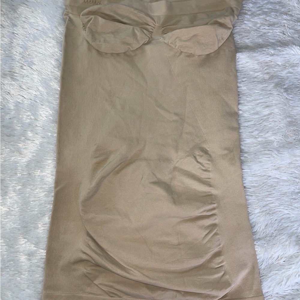 Stretch Sculpting Slip Dress - Nude